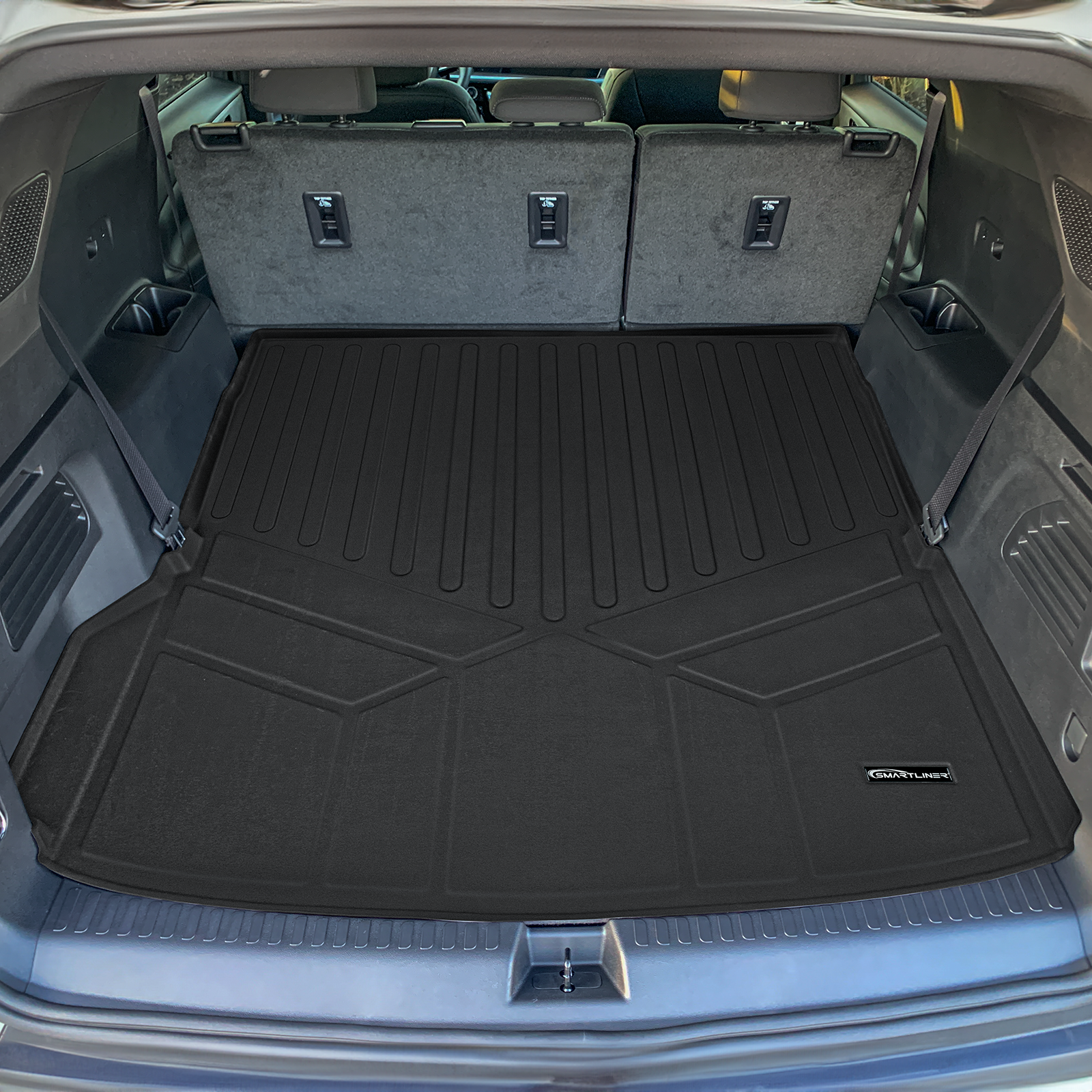 SMARTLINER Custom Fit Floor Liners For 2024 - 2025 Chevrolet Traverse/Buick Enclave with 2nd Row Bucket Seats/2024-2025 GMC Acadia/Buick Enclave