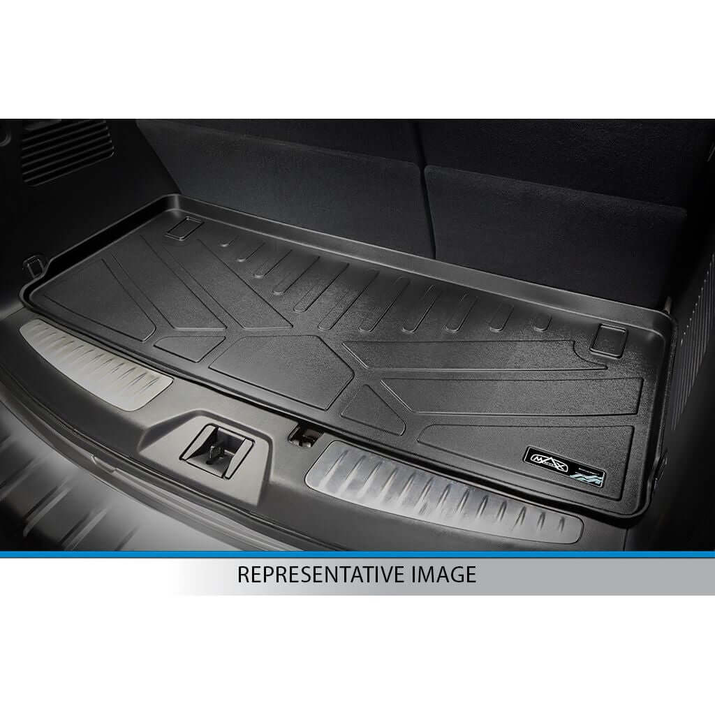 SMARTLINER Custom Fit Floor Liners For 2019-2024 Subaru Ascent with 2nd Row Bench Seat and With Subwoofer in the Cargo Area