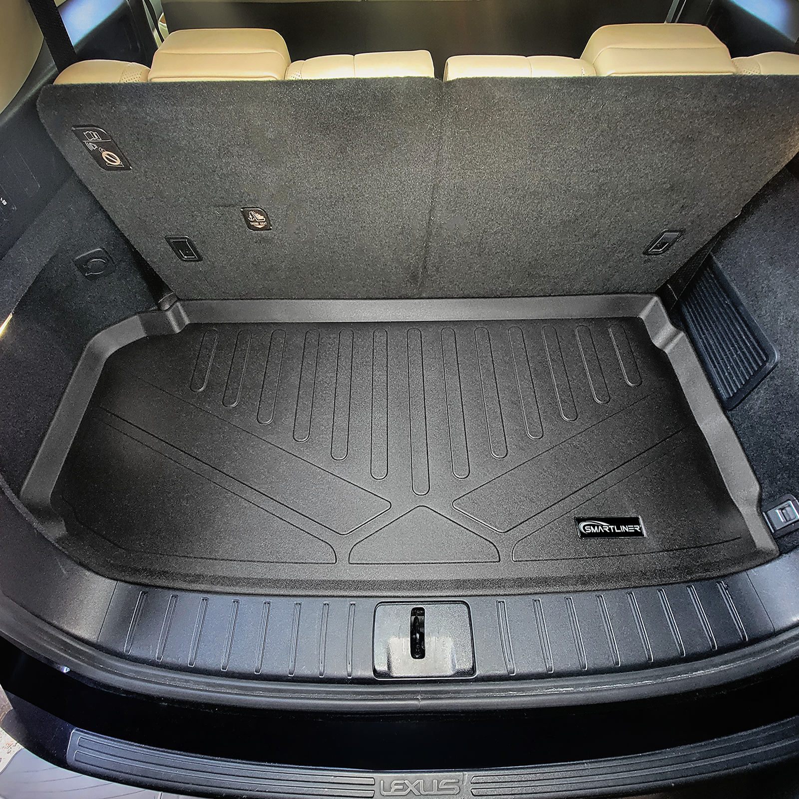 SMARTLINER Custom Fit Floor Liners For 2018-2022 Lexus RXL (7 Passenger)