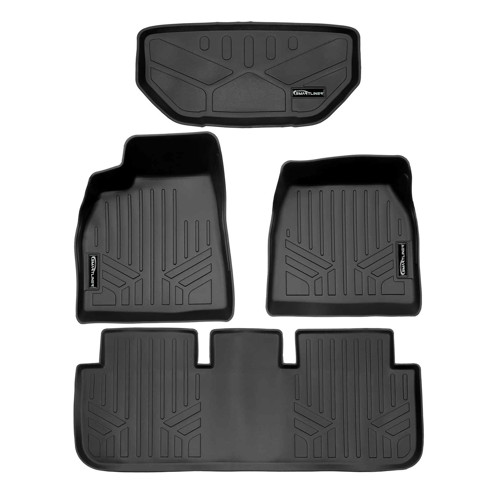 SMARTLINER Custom Fit Floor Liners For 2020-2023 Tesla Model S