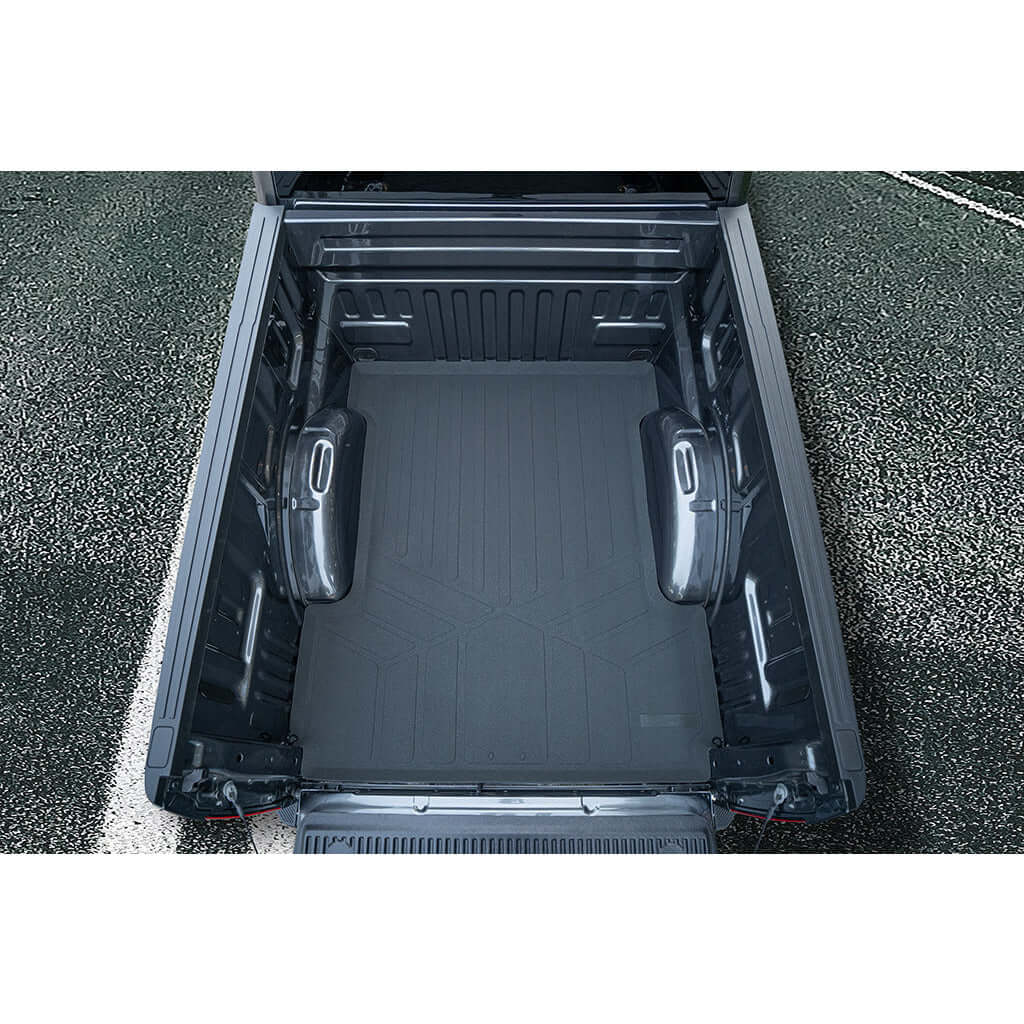 SMARTLINER Smart Coverage™ Custom Fit Floor Liners For 2015-2024 Ford F-150 with 1st Row Bucket Seats & 2nd Row Under Seat Storage (Vinyl Flooring)