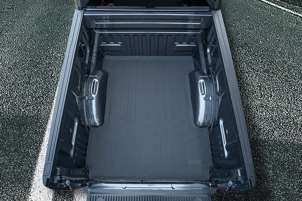 SMARTLINER Smart Coverage™ Custom Fit Floor Liners For 2022-2024 Ford F-150 Lightning with 1st Row Bucket Seats & 2nd Row Under Seat Storage