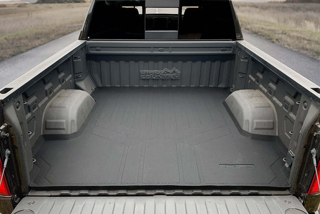 SMARTLINER Smart Coverage™ Custom Fit Floor Liners For 2019-2024 Chevrolet Silverado 1500 Crew Cab With 1st Row Bench Seat (with OTH Coverage) and Carpet Flooring without the 2nd Row Underseat Storage