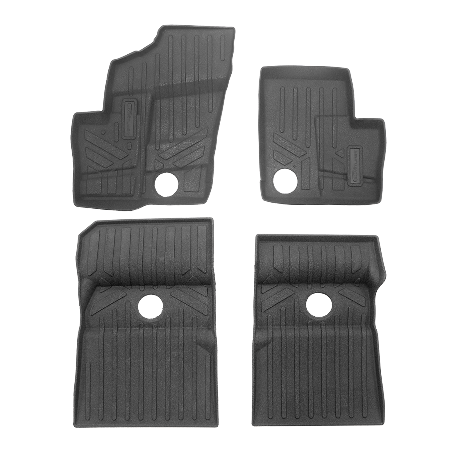 2 Row Rugged Rubber Mat Set