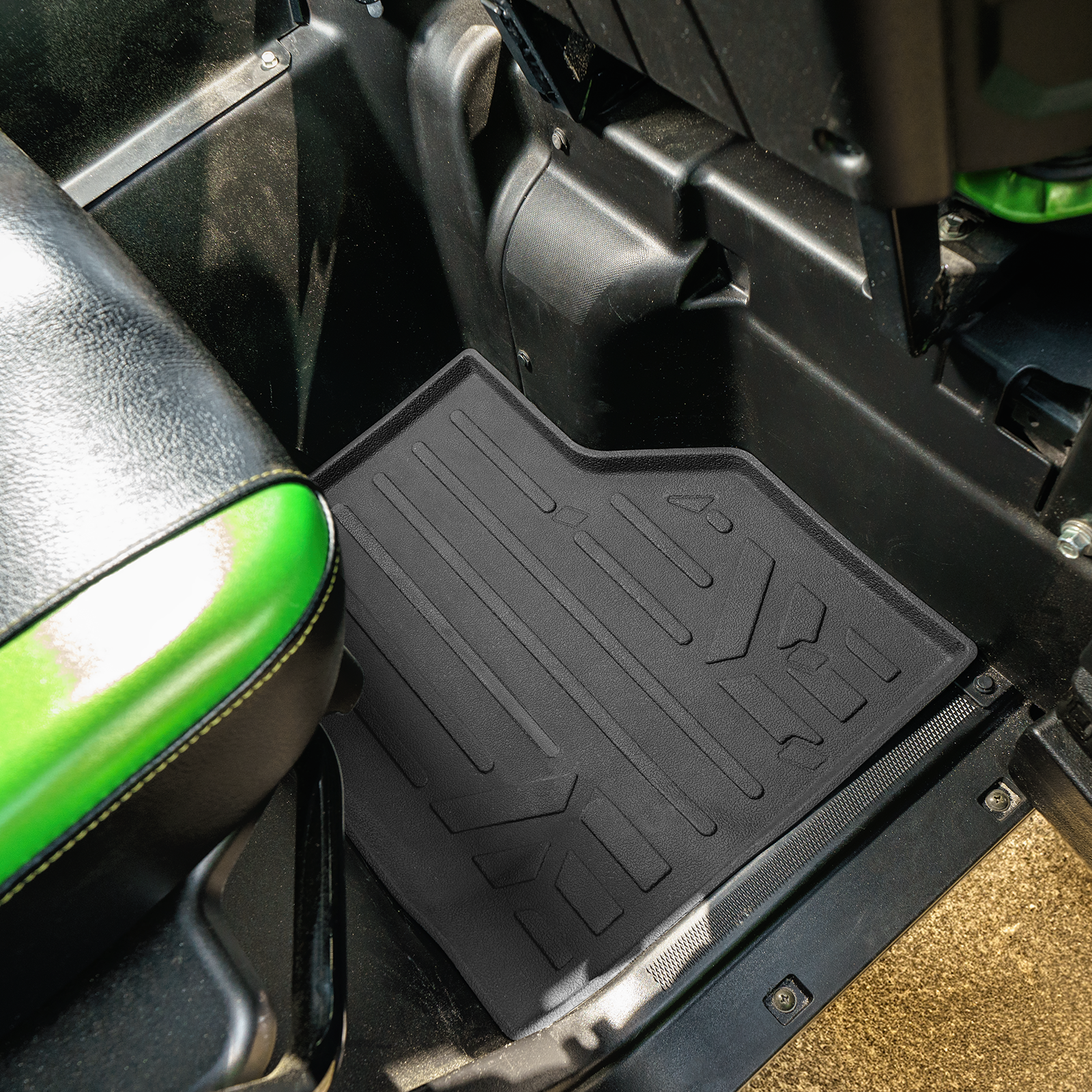 SMARTLINER Custom Fit Rugged Rubber Floor Liners For 2020-2024 Kawasaki TERYX 4 (4-Seater)