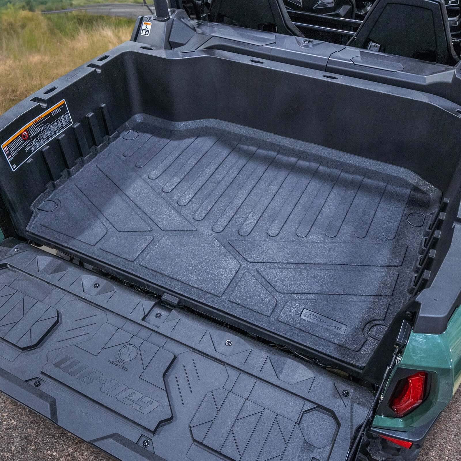 SMARTLINER Custom Fit Rugged Rubber Floor Liners For 2019-2023 Can-Am Commander