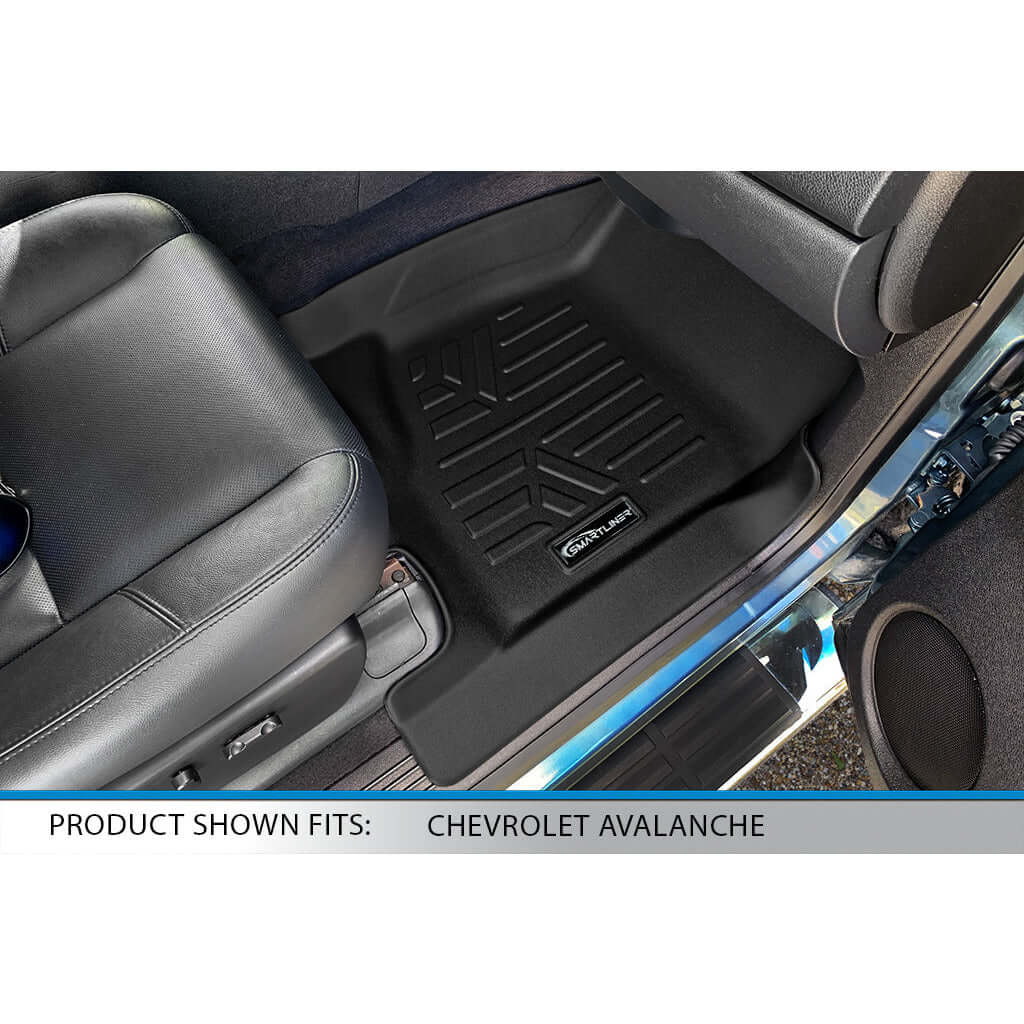 SMARTLINER Custom Fit Floor Liners For 2007-2013 Chevrolet Avalanche