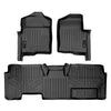 SMARTLINER Custom Fit for 2009-2010 Ford F-150 SuperCab Non Flow-Through Center Console - Smartliner USA