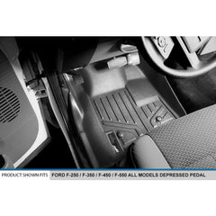 SMARTLINER Custom Fit for 2011-2012 F-250/F-350/F-450 Super Duty with Depressed Drivers Side Pedal - Smartliner USA