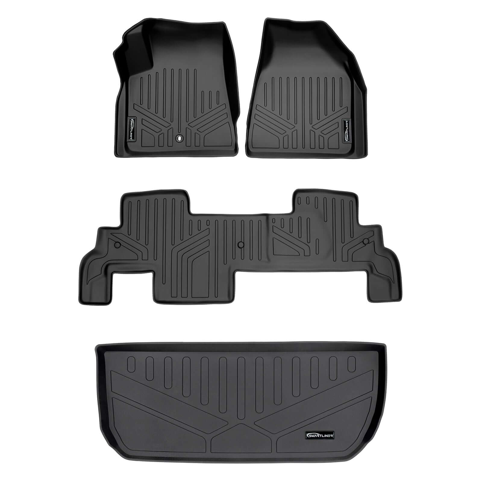 SMARTLINER Custom Fit for Traverse/Enclave/Acadia/Outlook (with 2nd Row Bench Seat) - Smartliner USA