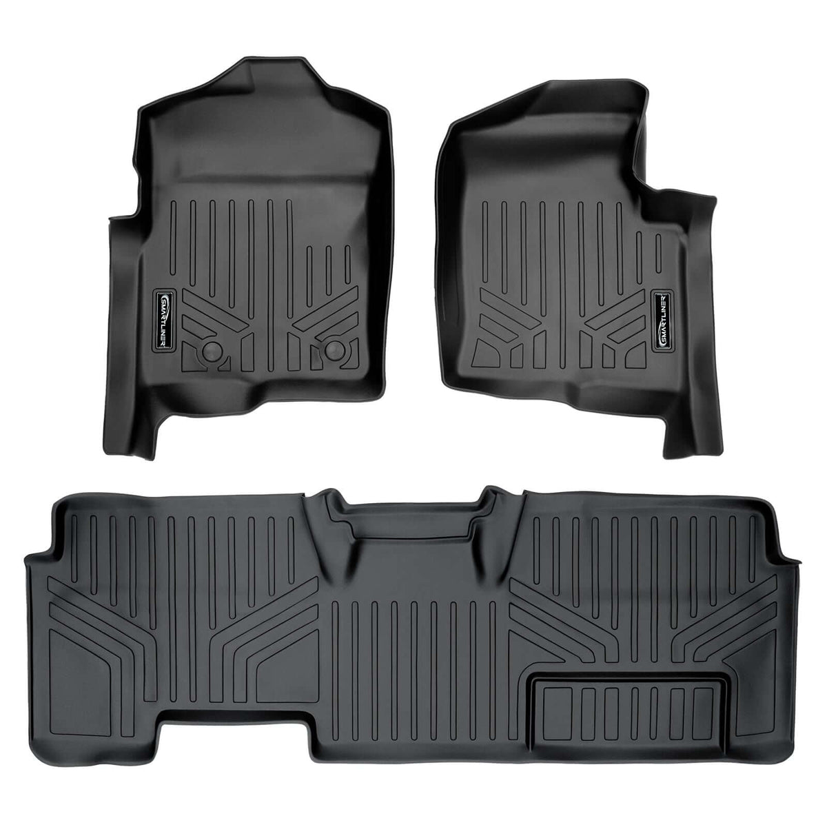 SMARTLINER Custom Fit for 2011-2014 Ford F-150 SuperCab Non Flow Center Console - Smartliner USA