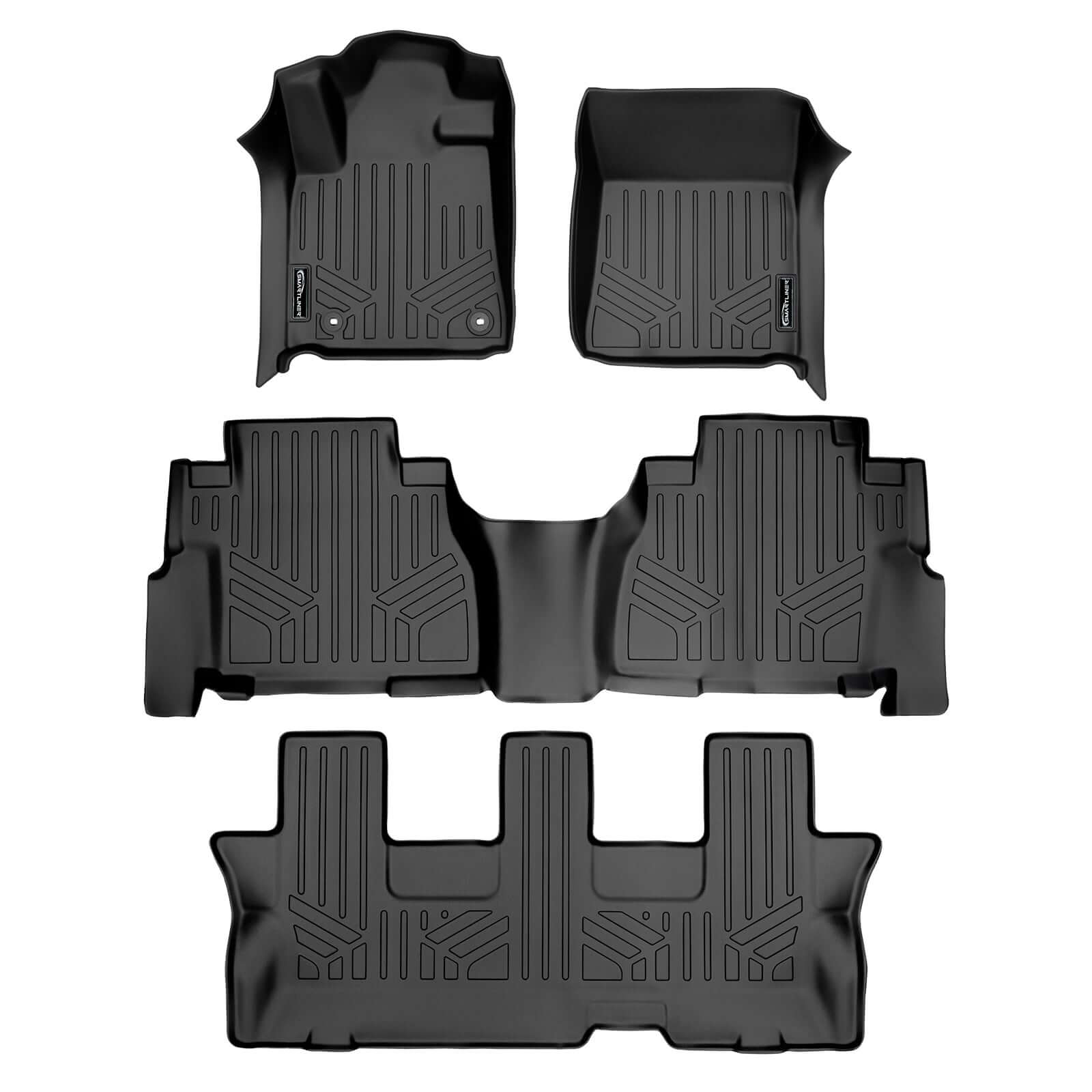 SMARTLINER Custom Fit for 2012-2020 Toyota Sequoia with 2nd Row Bench Seat - Smartliner USA