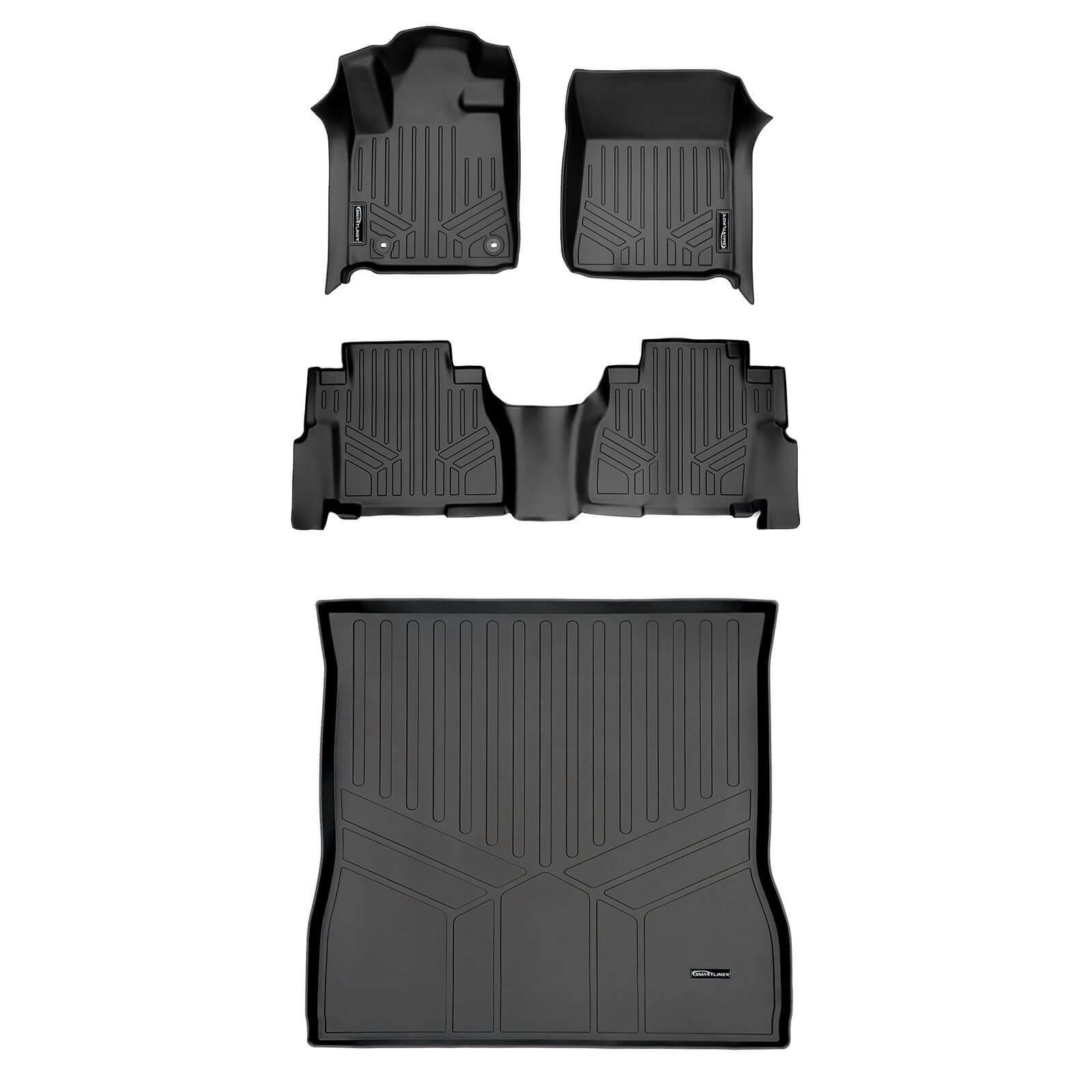 SMARTLINER Custom Fit for 2012-2020 Toyota Sequoia with 2nd Row Bench Seat - Smartliner USA