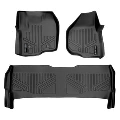 SMARTLINER Custom Fit for 2012-16 F-250/F-350/F-450 Super Duty Crew Cab with Raised Drivers Side Pedal - Smartliner USA