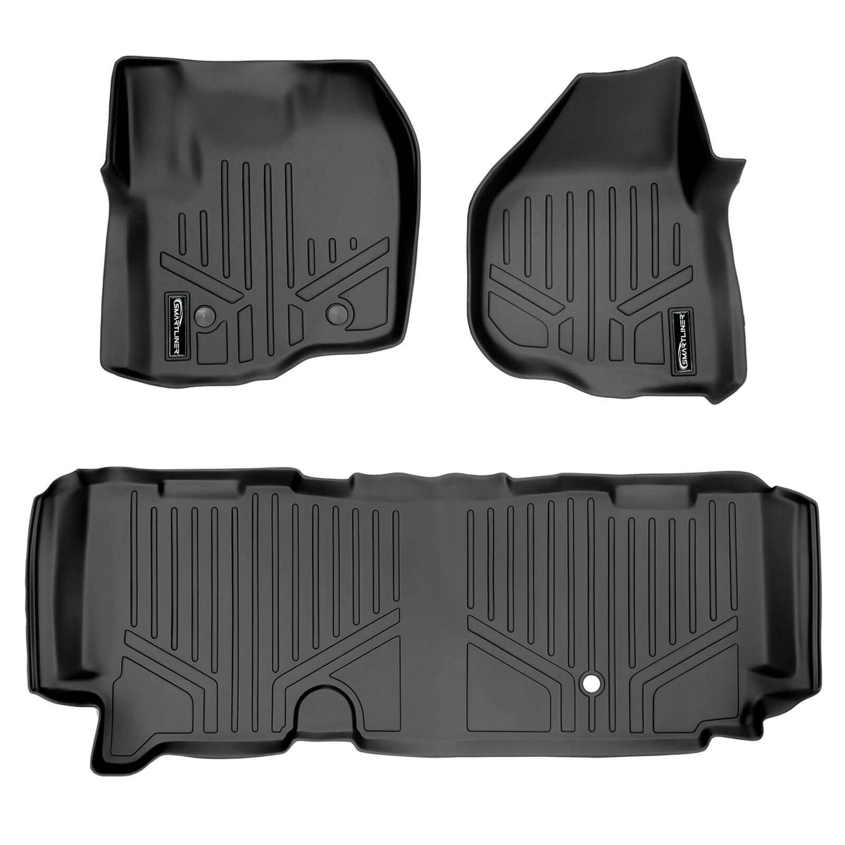 SMARTLINER Custom Fit for 2012-2016 Ford F-250/F-350 Super Duty SuperCab with Raised Drivers Side Pedal - Smartliner USA