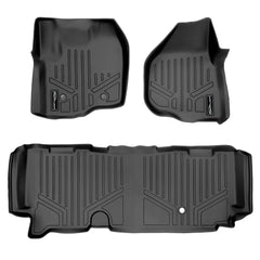 SMARTLINER Custom Fit for 2012-2016 Ford F-250/F-350 Super Duty SuperCab with Raised Drivers Side Pedal - Smartliner USA