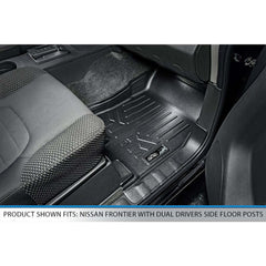 SMARTLINER Custom Fit for 2008-2019 Nissan Frontier with Dual Drivers Side Floor Posts - Smartliner USA