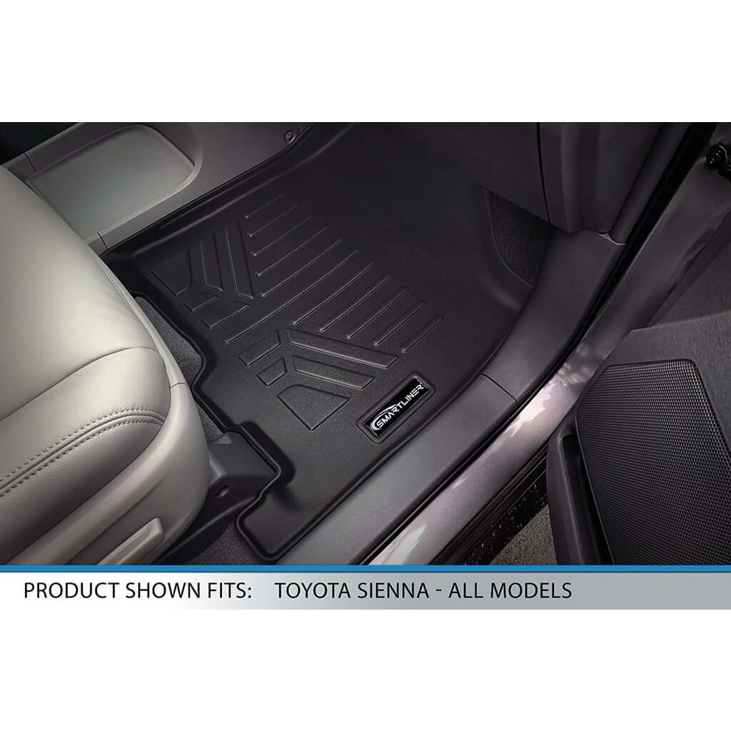 SMARTLINER Custom Fit for 2013-2020 Toyota Sienna (8 Passenger Model) - Smartliner USA