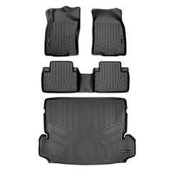 SMARTLINER Custom Fit Floor Liners For 2014-2020 Nissan Rogue (with 3rd Row Seats)