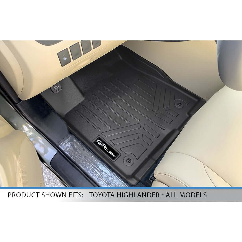 SMARTLINER Custom Fit for 2014-2019 Toyota Highlander (with 2nd Row Bench Seat) - Smartliner USA