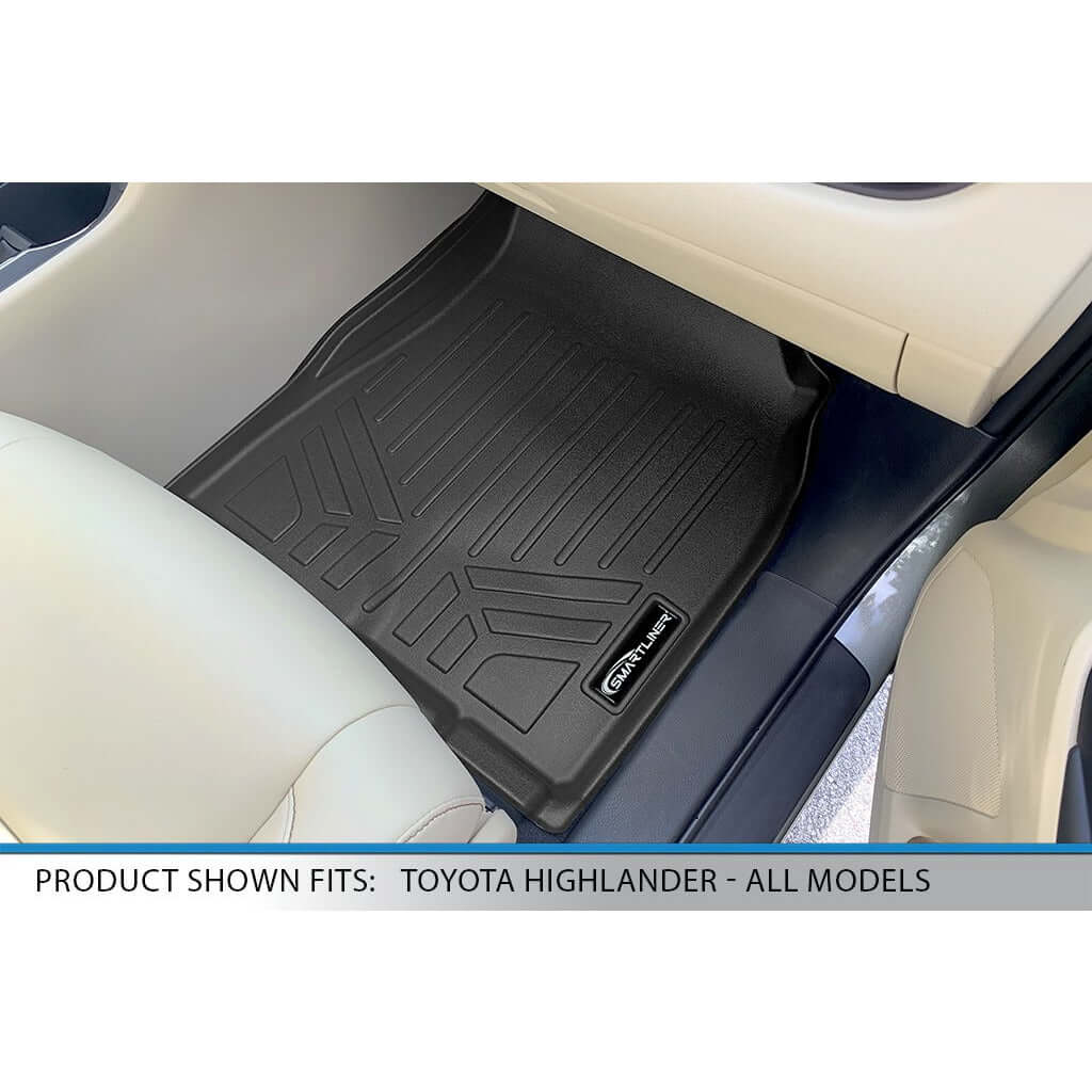 SMARTLINER Custom Fit for 2014-2019 Toyota Highlander (with 2nd Row Bench Seat) - Smartliner USA