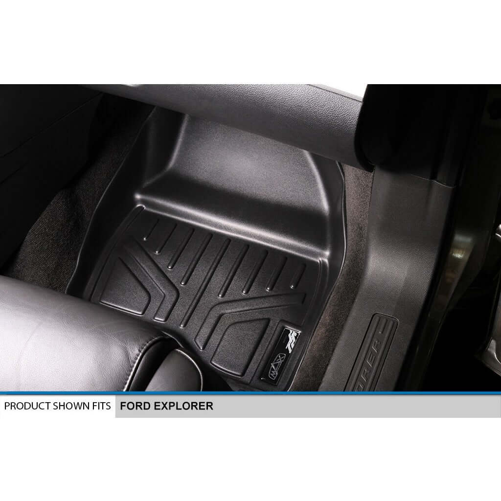 SMARTLINER Custom Fit for 2015-2016 Ford Explorer with 2nd Row Center Console - Smartliner USA