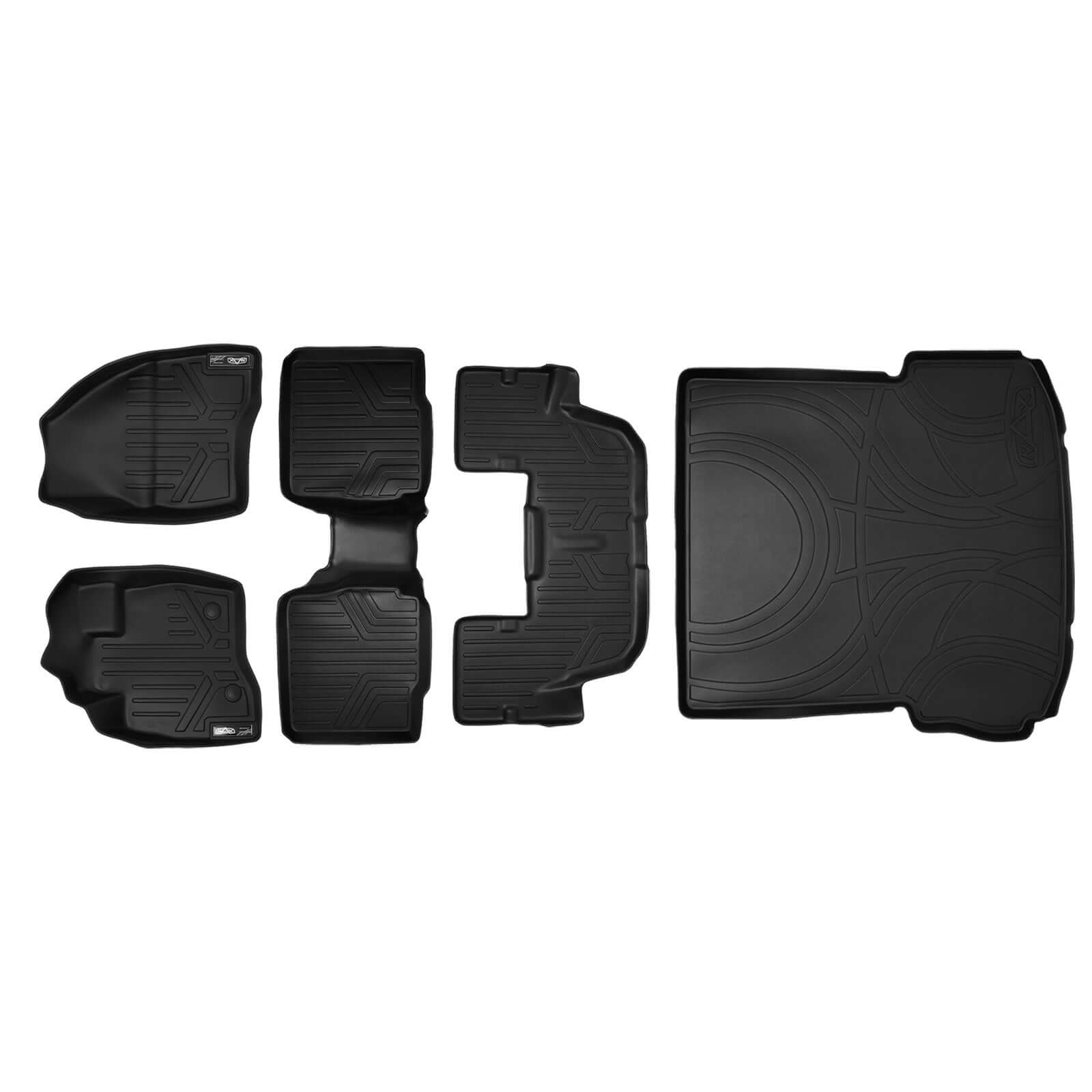 SMARTLINER Custom Fit for 2015-2016 Ford Explorer with 2nd Row Center Console - Smartliner USA