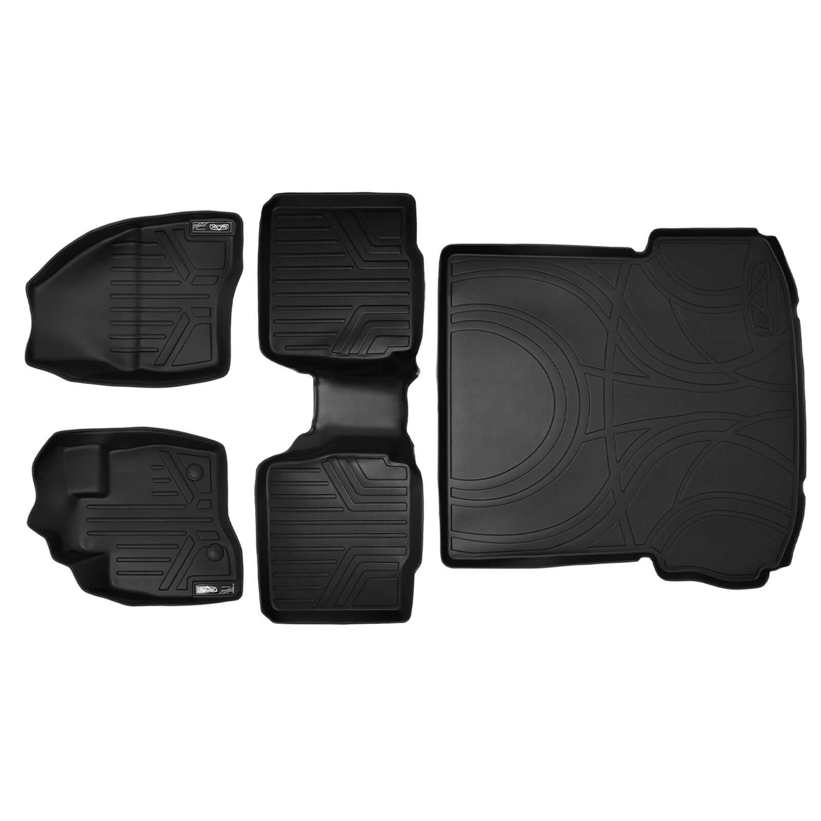 SMARTLINER Custom Fit for 2015-2016 Ford Explorer with 2nd Row Center Console - Smartliner USA