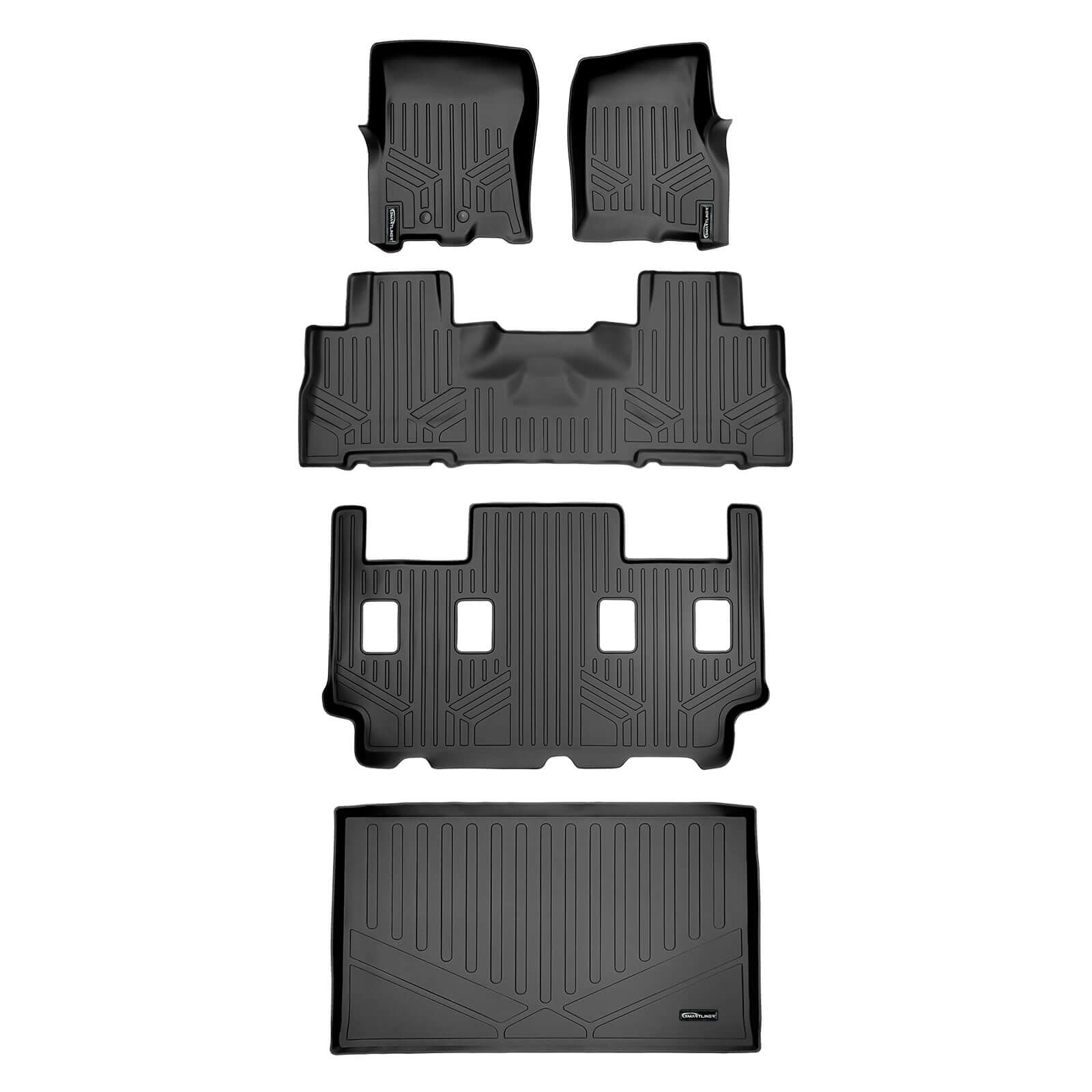 SMARTLINER Custom Fit for 2011-17 Expedition EL/Navigator L with 2nd Row Bucket Seats (without Console) - Smartliner USA