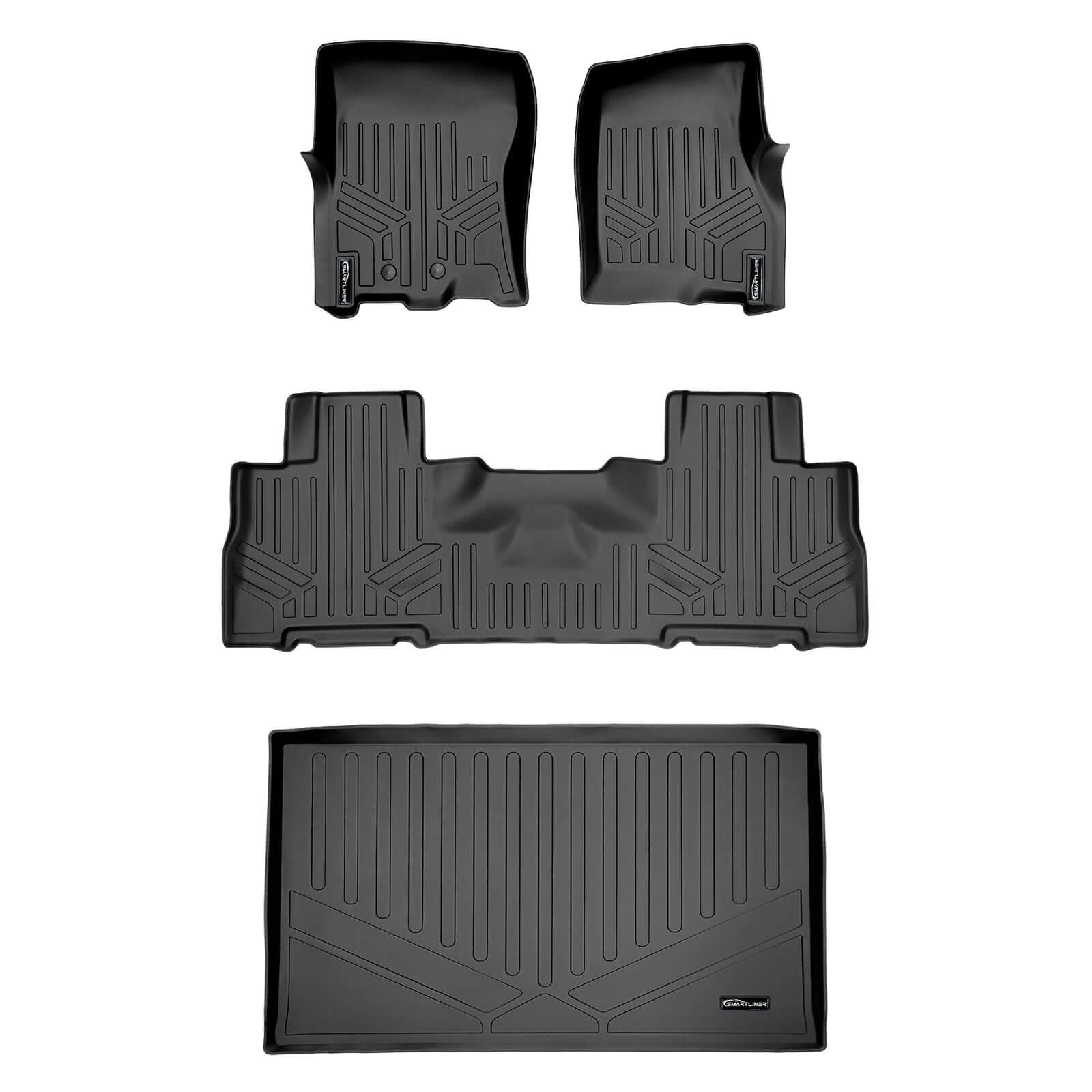 SMARTLINER Custom Fit for 2011-17 Expedition EL/Navigator L with 2nd Row Bucket Seats (without Console) - Smartliner USA