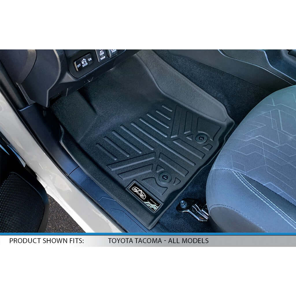 SMARTLINER Custom Fit Floor Liners For 2016-2017 Toyota Tacoma Double Cab