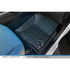 SMARTLINER Smart Coverage™ Custom Fit Floor Liners For 2016-2017 Toyota Tacoma Double Cab