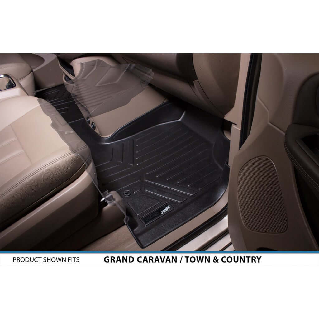 SMARTLINER Custom Fit for 2008 2019 Caravan/Town & Country (Stow'n Go Only) - Smartliner USA