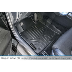 SMARTLINER Custom Fit Floor Liners For 2015-2021 Hyundai Sonata/2016-2020 Kia Optima (Non Hybrid)