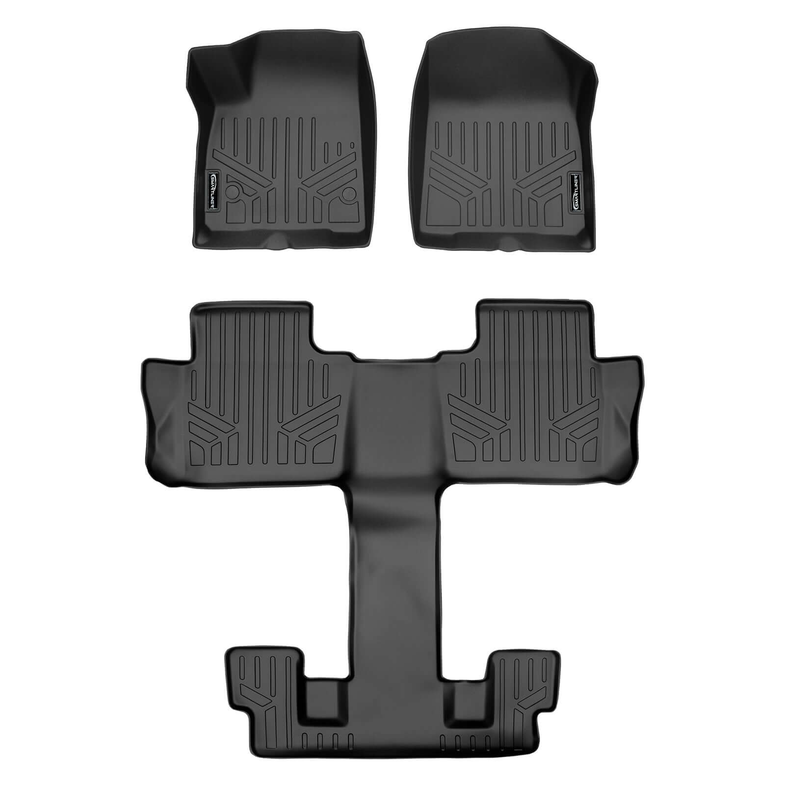 SMARTLINER Custom Fit for 2017-2020 GMC Acadia with 2nd Row Bucket Seats - Smartliner USA