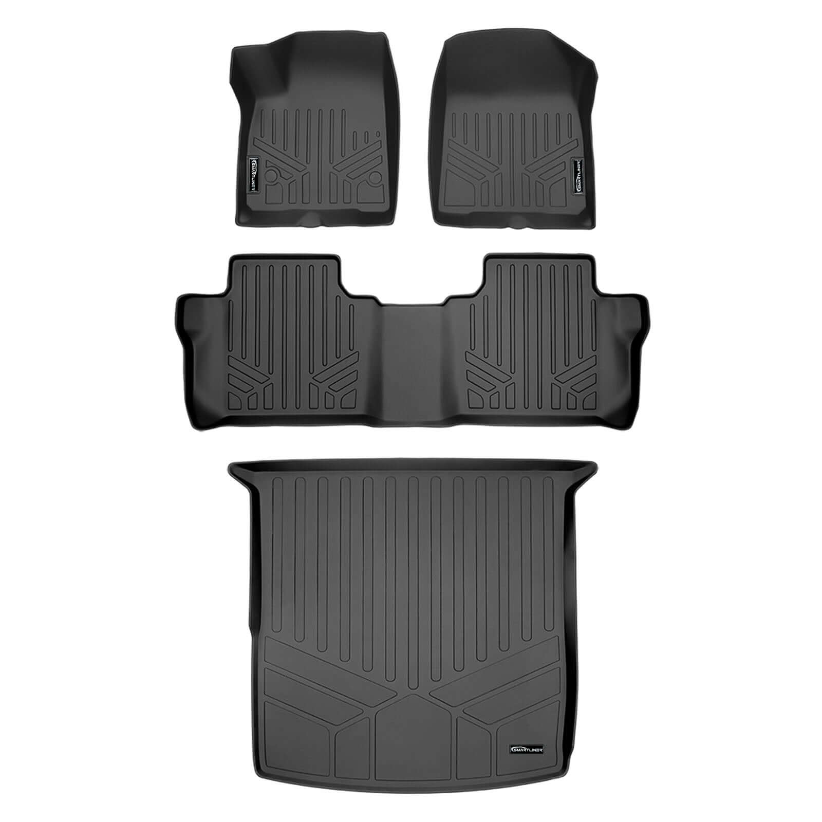 SMARTLINER Custom Fit Floor Liners For 2017-2023 GMC Acadia (5 Passenger)