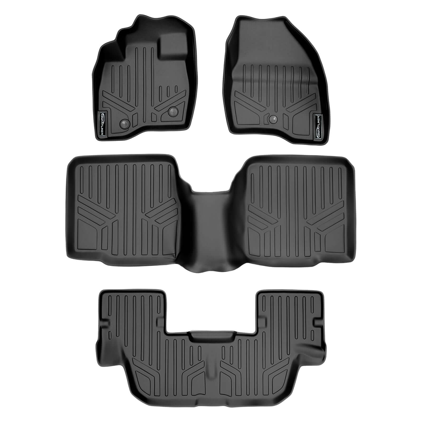 SMARTLINER Custom Fit for 2017-2019 Ford Explorer (without 2nd Row Center Console) - Smartliner USA