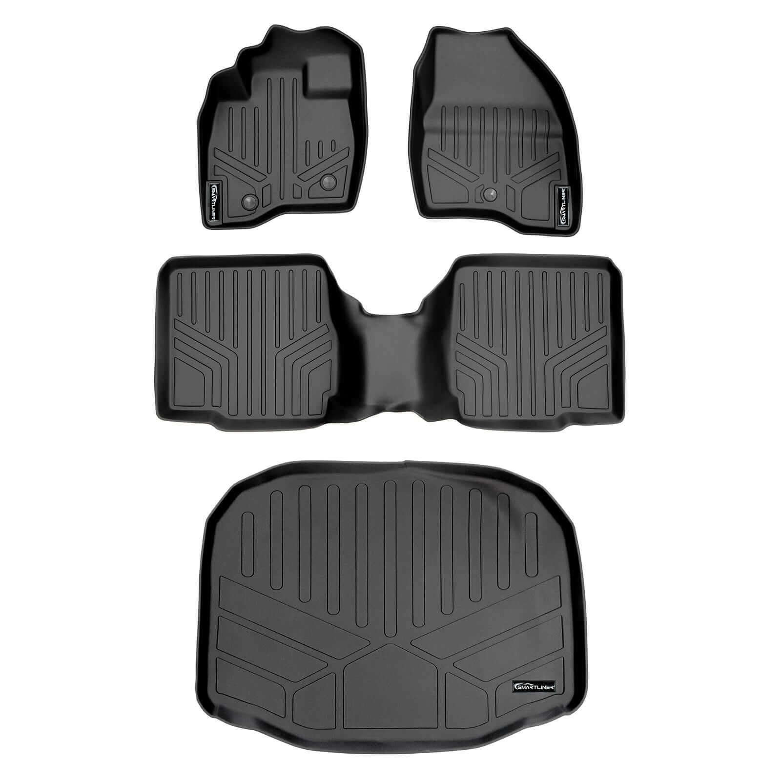 SMARTLINER Custom Fit for 2017-2019 Ford Explorer with 2nd Row Center Console - Smartliner USA