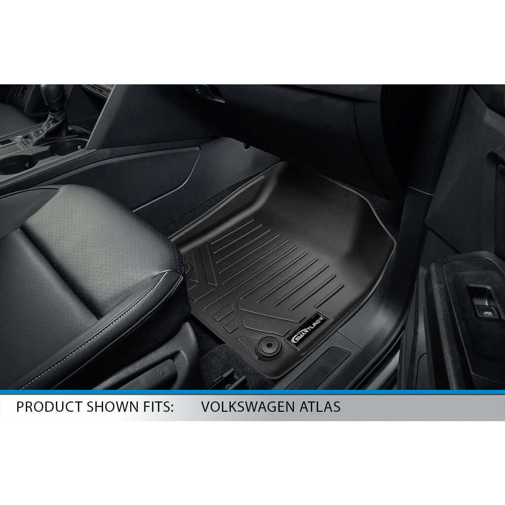 SMARTLINER Custom Fit Floor Liners For 2018-2024 Atlas (with 2nd Row Bench Seat)