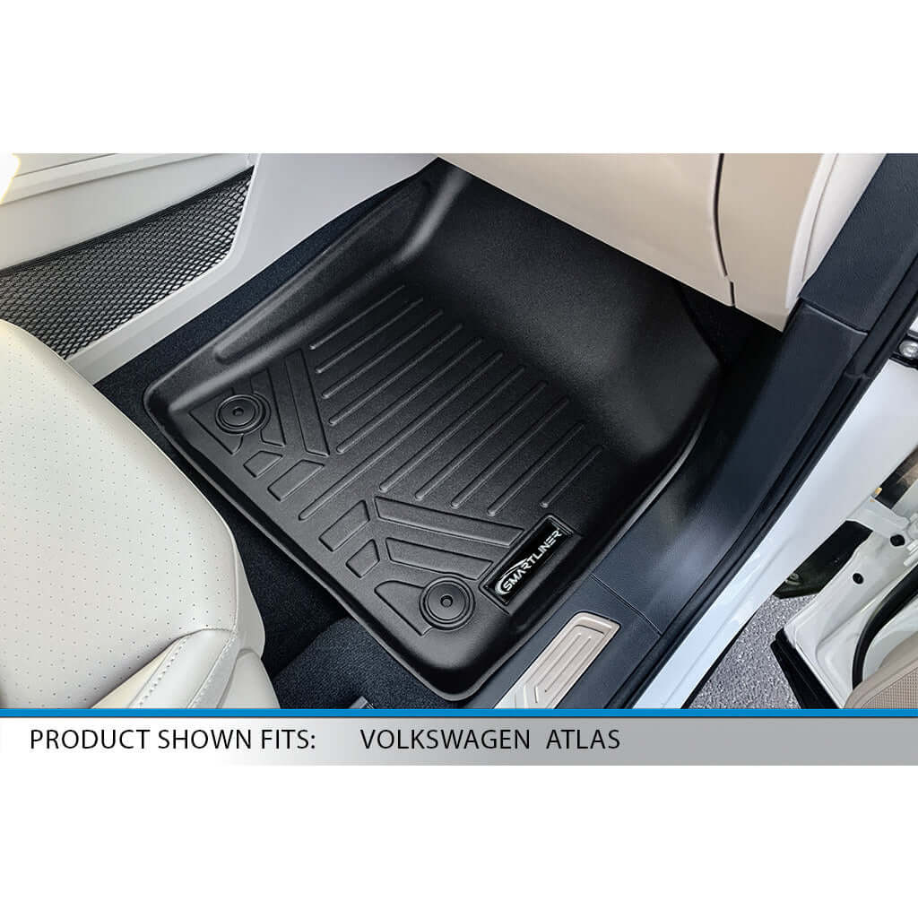 SMARTLINER Custom Fit Floor Liners For 2020-2024 Volkswagen Atlas Cross Sport