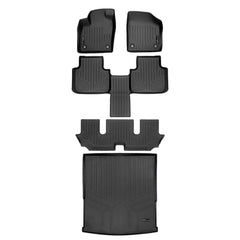 SMARTLINER Custom Fit Floor Liners For 2018-2024 Atlas (with 2nd Row Bucket Seats)