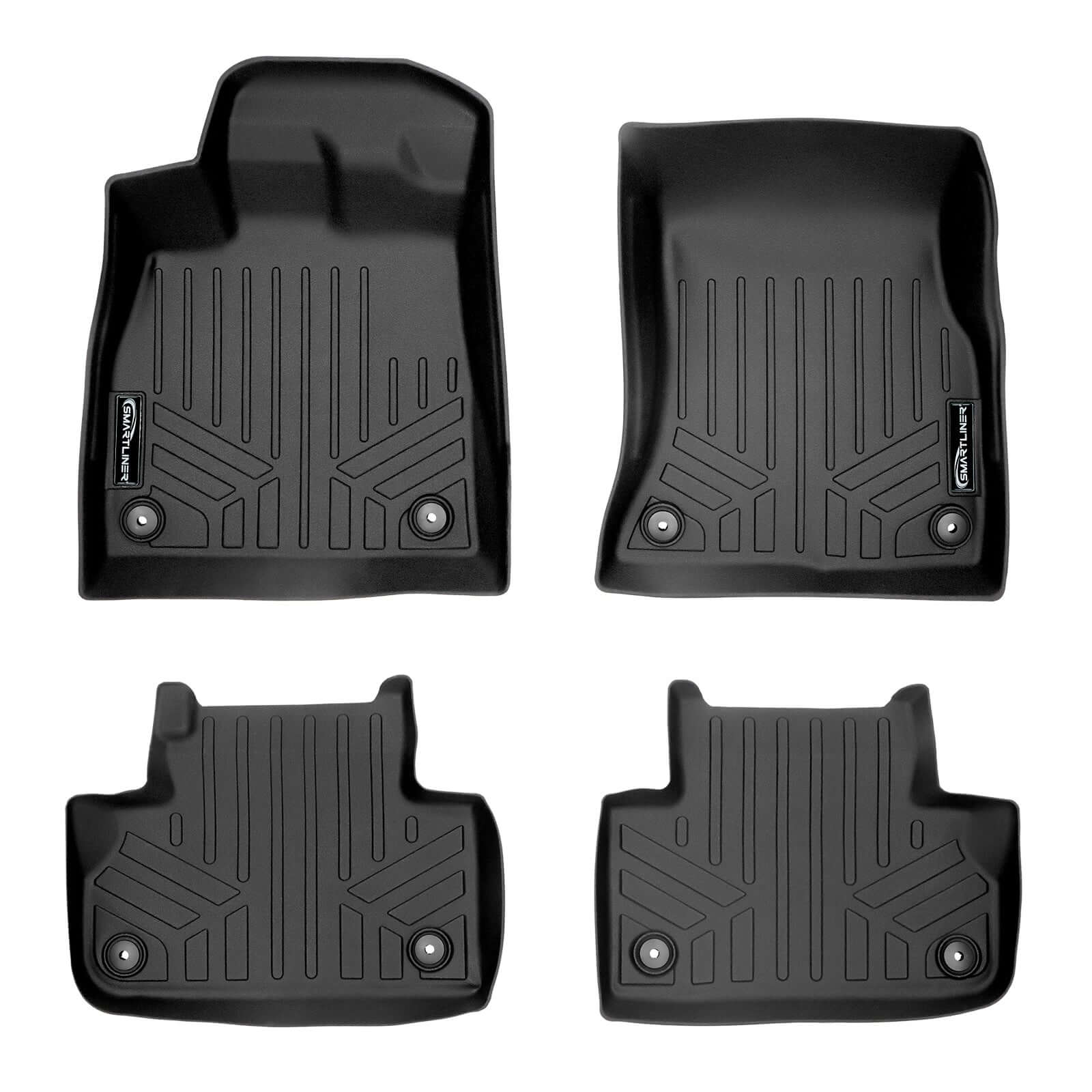 SMARTLINER Custom Fit Floor Liners For 2020-2024 Audi Q5 PHEV (Plug-In Hybrid Models)