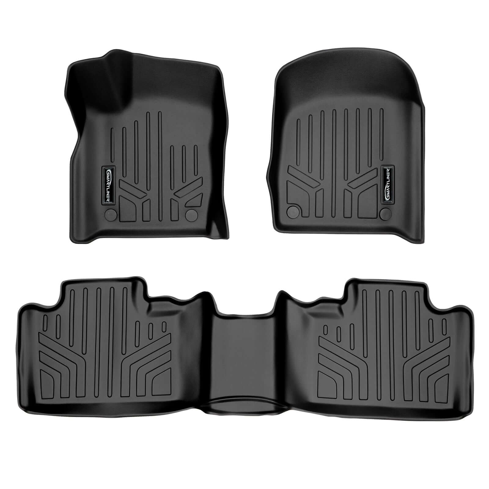 SMARTLINER Custom Fit Floor Liners For 2016-2024 Dodge Durango (with 2nd Row Bucket Seats)