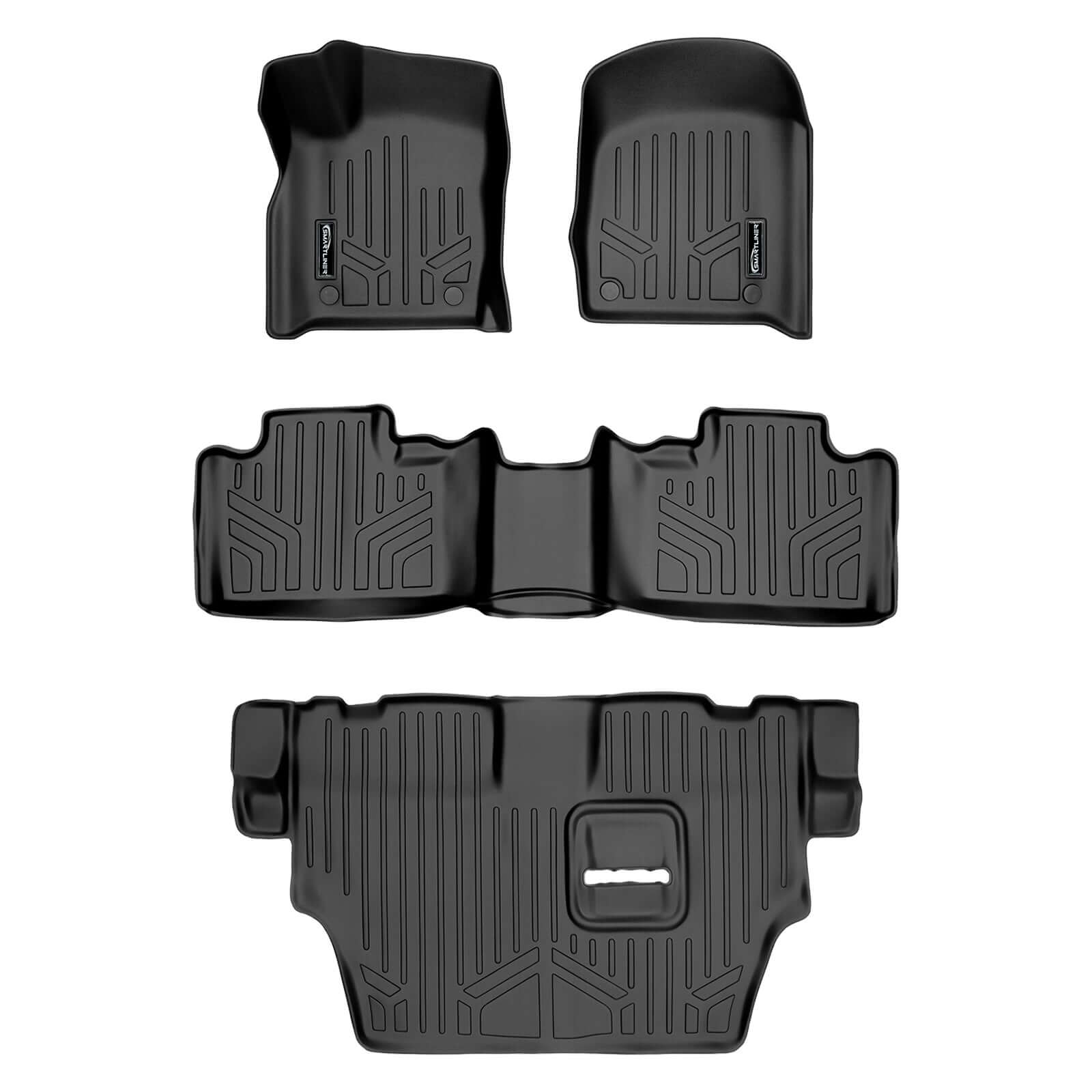 SMARTLINER Custom Fit for 2016-2020 Dodge Durango (with 2nd Row Bench Seat) - Smartliner USA