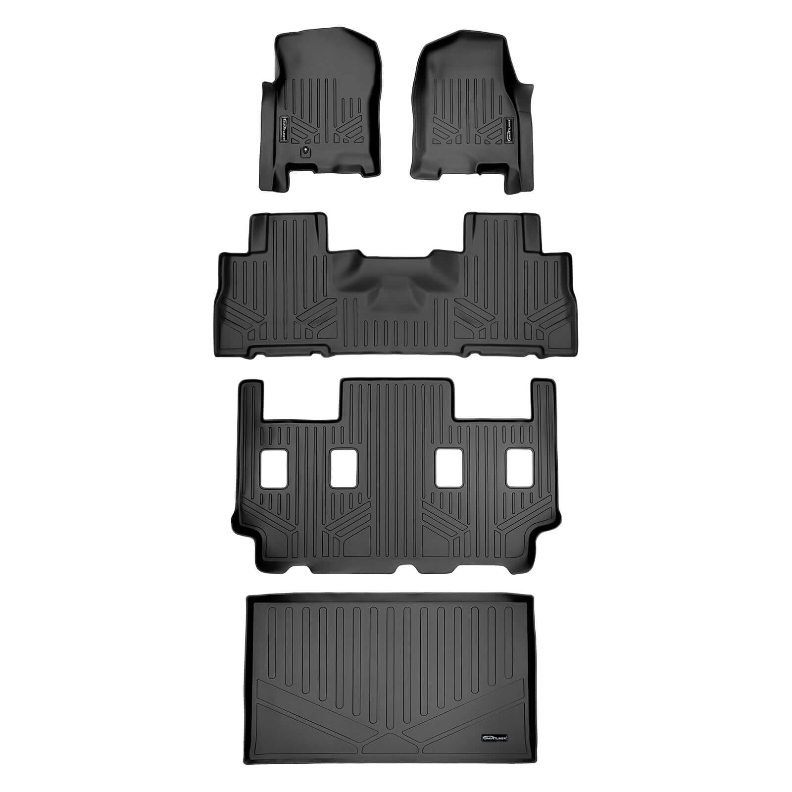 SMARTLINER Custom Fit for 2007-2010 Expedition EL / Navigator L (with 2nd Row Bucket Seats) - Smartliner USA