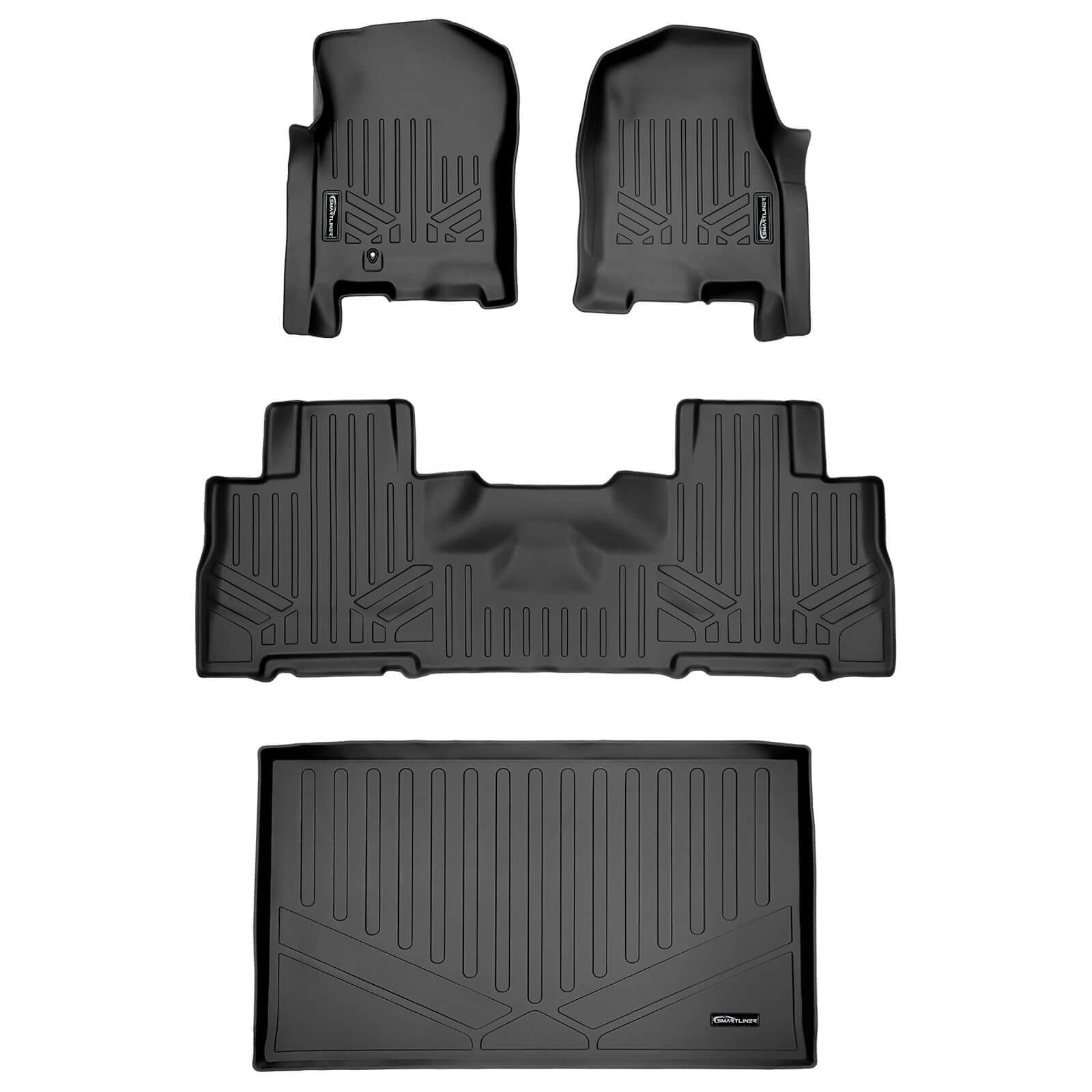 SMARTLINER Custom Fit for 2007-2010 Expedition EL / Navigator L (with 2nd Row Bucket Seats) - Smartliner USA