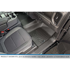 SMARTLINER Custom Fit for 2019-2020 Silverado/Sierra 1500 Double Cab with 1st Row Bench Seat - Smartliner USA