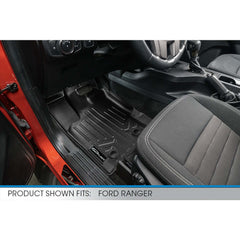 SMARTLINER Custom Fit Floor Liners For 2019-2023 Ford Ranger SuperCrew Cab