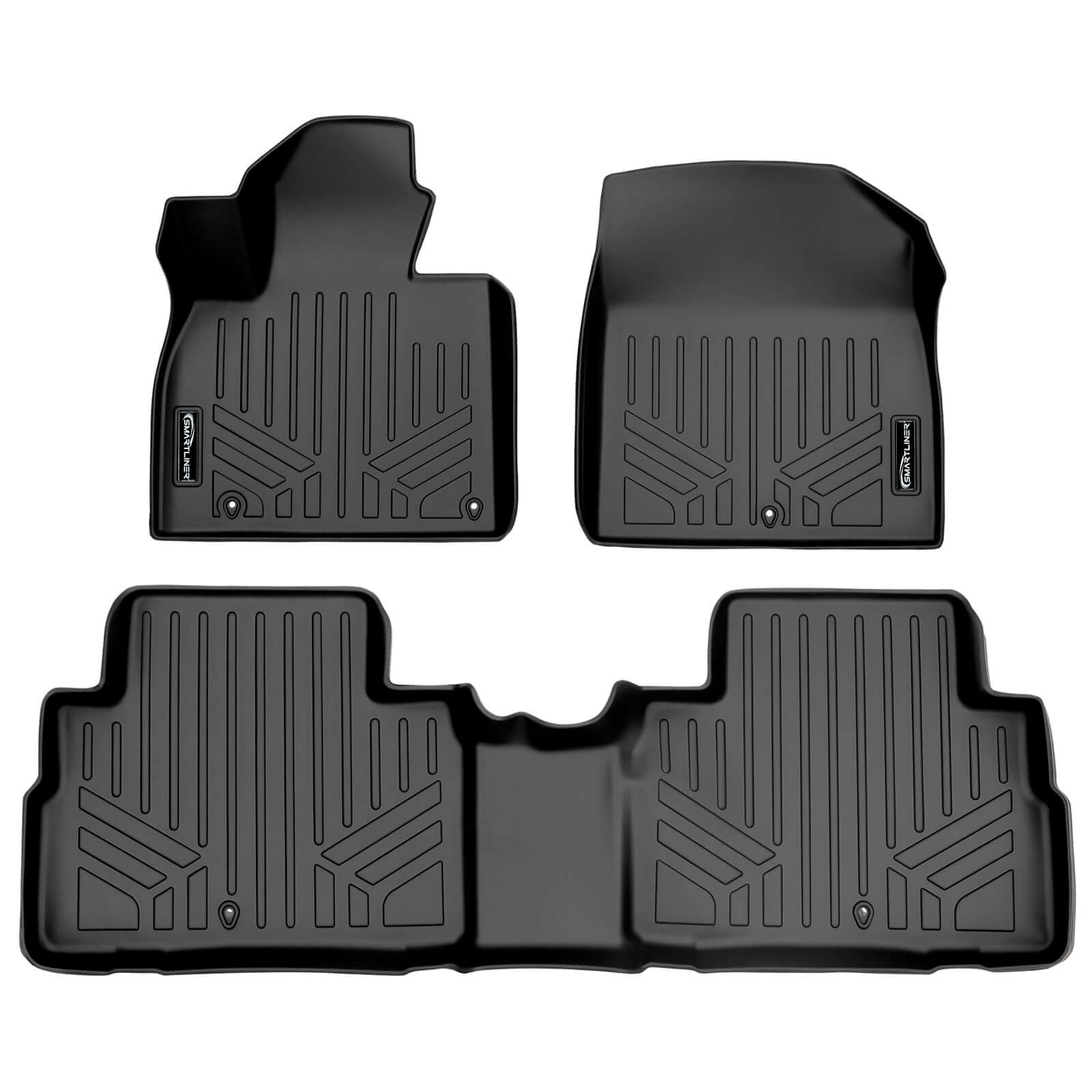 SMARTLINER Custom Fit for 2020 Kia Telluride with 2nd Row Bucket Seats With Center Console - Smartliner USA