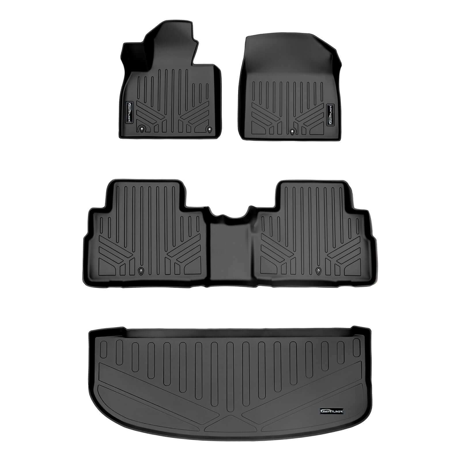 SMARTLINER Custom Fit for 2020 Kia Telluride with 2nd Row Bench Seat - Smartliner USA